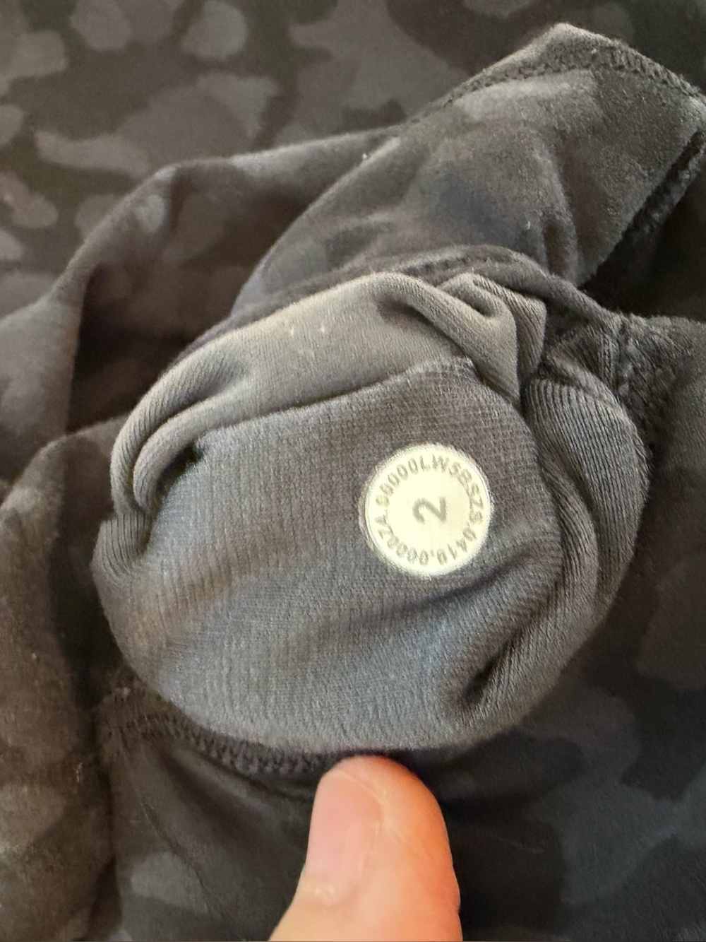 Lululemon Black leopard print High-Waist Leggings - Picture 3 of 3